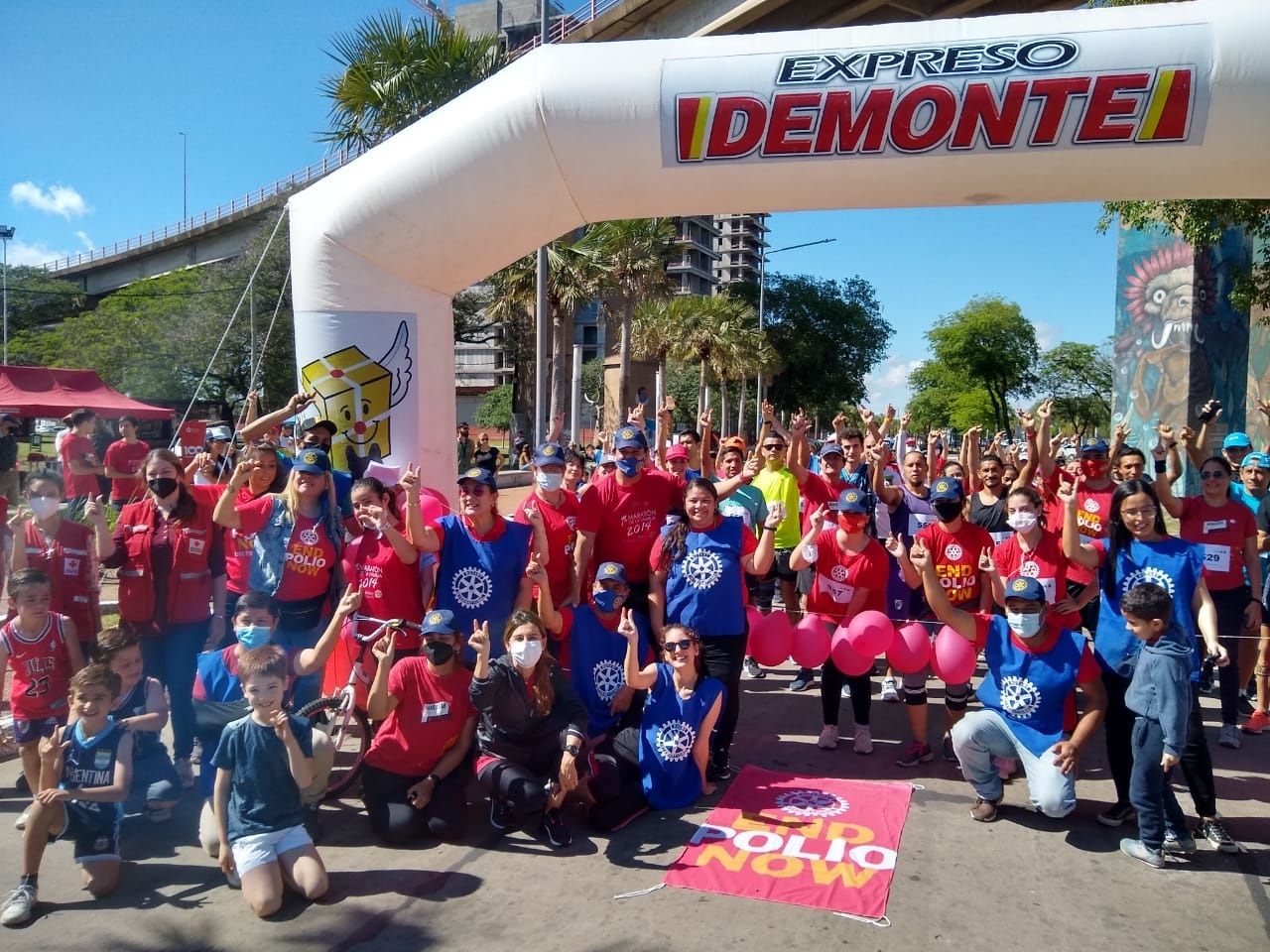 GARUPÁ CORRE POR LA SALUD: MARATÓN DE CONCIENCIACIÓN SOBRE LA POLIO