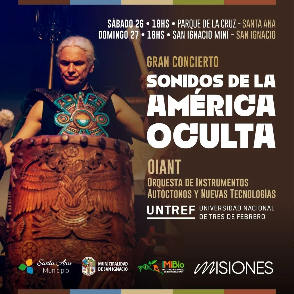 MISIONES RECIBIRÁ UN ESPECTÁCULO ÚNICO QUE FUSIONA SONIDOS ANCESTRALES CON NUEVAS TECNOLOGÍAS