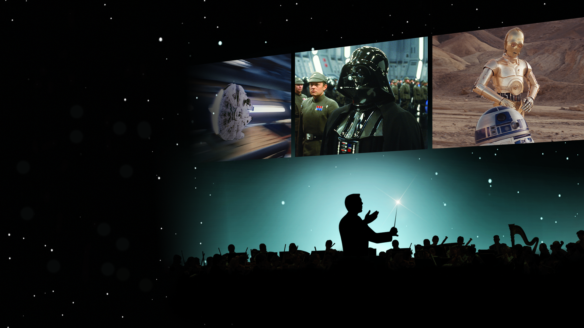 PROYECCIÓN DE STAR WARS EN EL TEATRO COLÓN