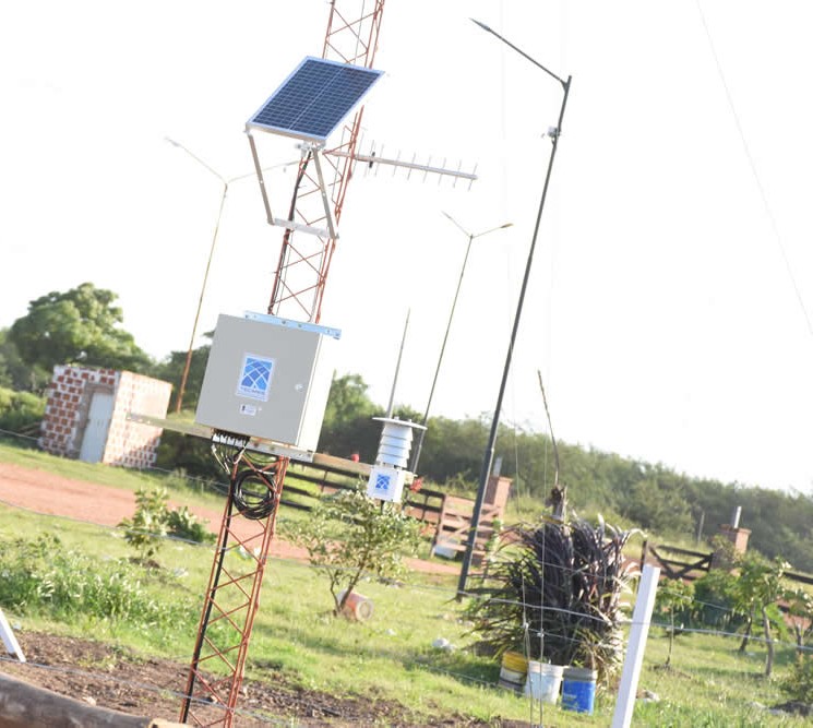 SANTO TOMÉ: FINALMENTE SE INSTALÓ LA ESTACIÓN METEOROLÓGICA NACIONAL EN EL PARQUE AMBIENTAL