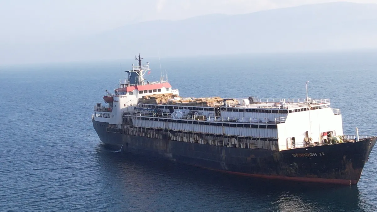 Continúa la incertidumbre por el buque varado en Turquía con casi 3.000 vacas